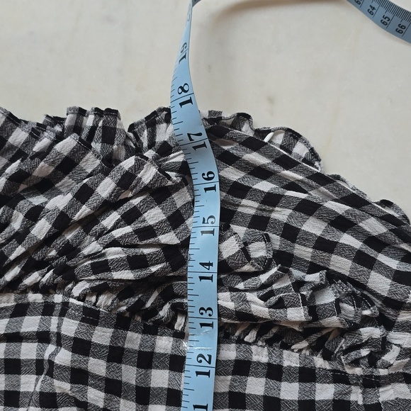 NWT SAYLOR Simona gingham mini dress size medium - Picture 9 of 13